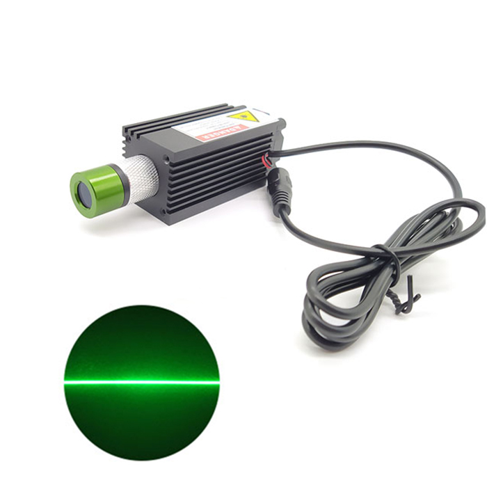 520nm 300mW~1000mW Green Laser Module Line Focus Adjustable - Click Image to Close